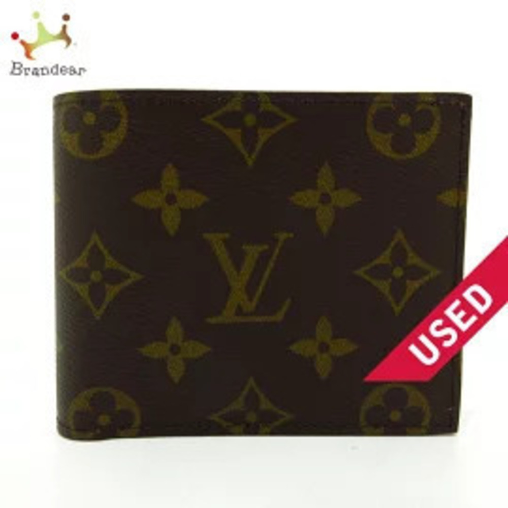 LOUIS VUITTON Portefeuille Marco NM Bi fold Wallet Monogram Canvas